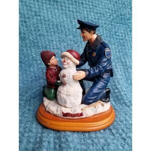 2002 Vanmark Blue Hats of Bravery 1st Edition-Frosty, Dad & Me Collectible